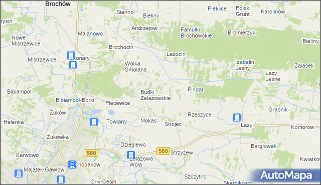 mapa Kirsztajnów, Kirsztajnów na mapie Targeo