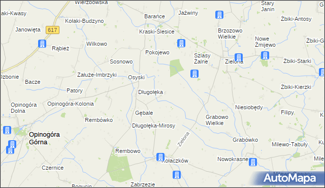 mapa Klonowo gmina Opinogóra Górna, Klonowo gmina Opinogóra Górna na mapie Targeo