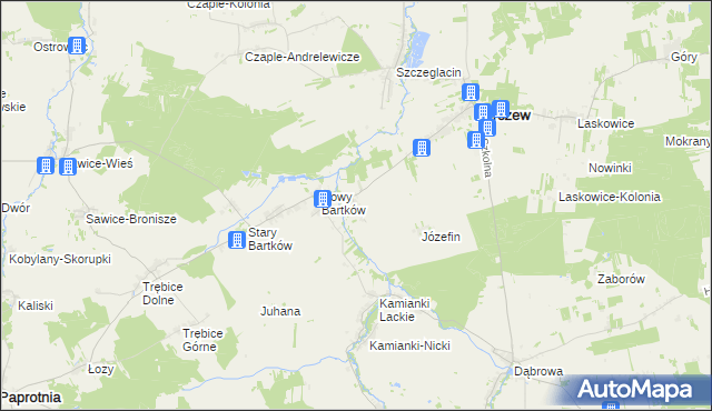 mapa Knychówek, Knychówek na mapie Targeo