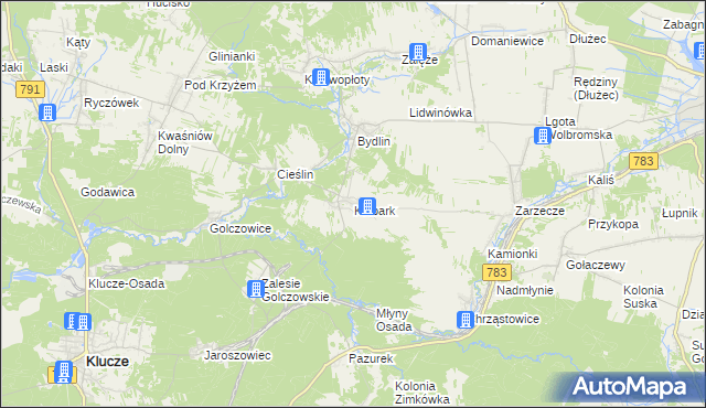 mapa Kolbark, Kolbark na mapie Targeo