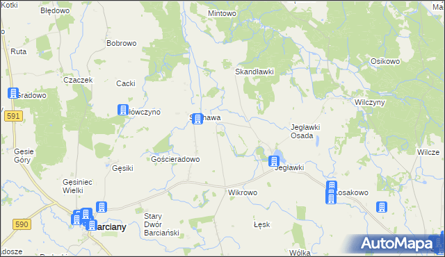 mapa Kolkiejmy, Kolkiejmy na mapie Targeo