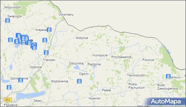 mapa Kompocie, Kompocie na mapie Targeo