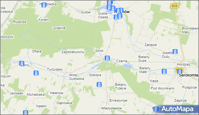 mapa Konorzatka, Konorzatka na mapie Targeo