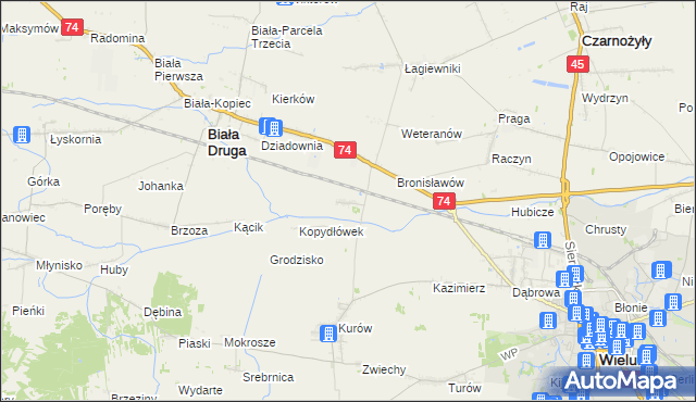 mapa Kopydłów, Kopydłów na mapie Targeo