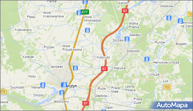 mapa Kotorydz, Kotorydz na mapie Targeo