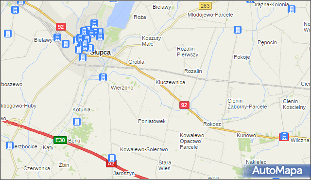 mapa Kowalewo-Góry, Kowalewo-Góry na mapie Targeo