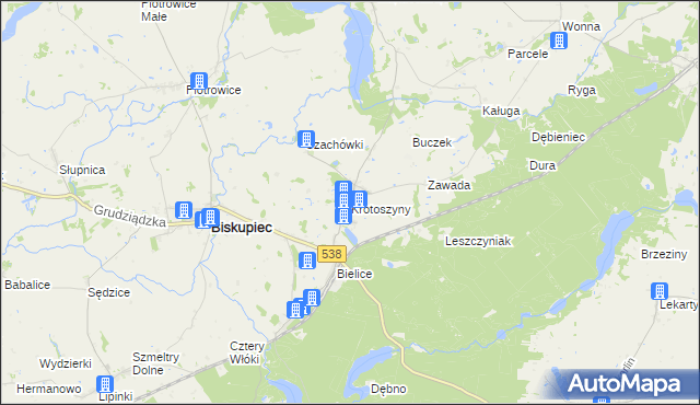 mapa Krotoszyny, Krotoszyny na mapie Targeo