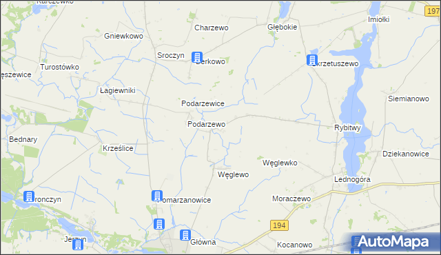 mapa Latalice, Latalice na mapie Targeo