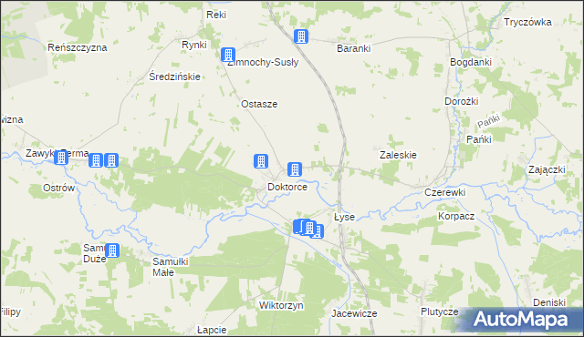 mapa Lesznia, Lesznia na mapie Targeo