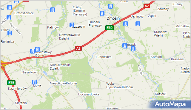 mapa Lubowidza, Lubowidza na mapie Targeo