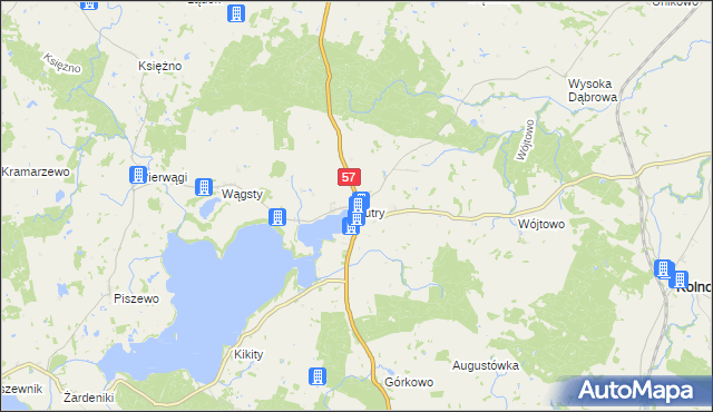 mapa Lutry, Lutry na mapie Targeo