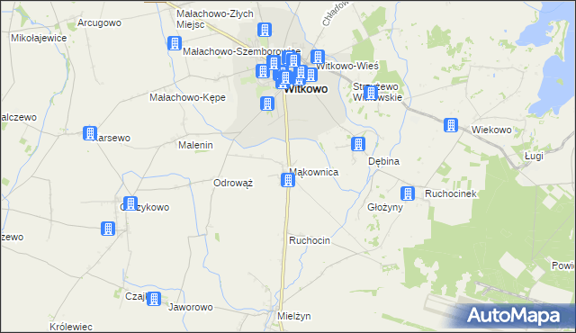 mapa Mąkownica, Mąkownica na mapie Targeo
