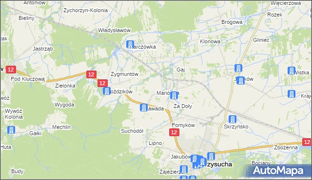 mapa Mariówka, Mariówka na mapie Targeo