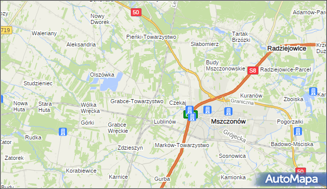 mapa Marków-Świnice, Marków-Świnice na mapie Targeo