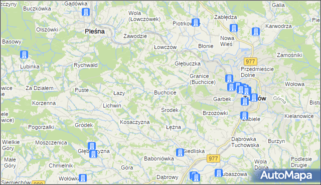 mapa Meszna Opacka, Meszna Opacka na mapie Targeo