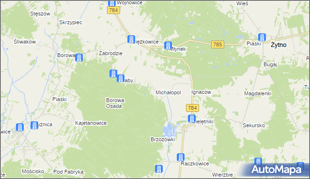 mapa Michałopol, Michałopol na mapie Targeo