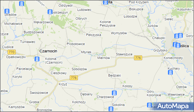 mapa Miernów, Miernów na mapie Targeo