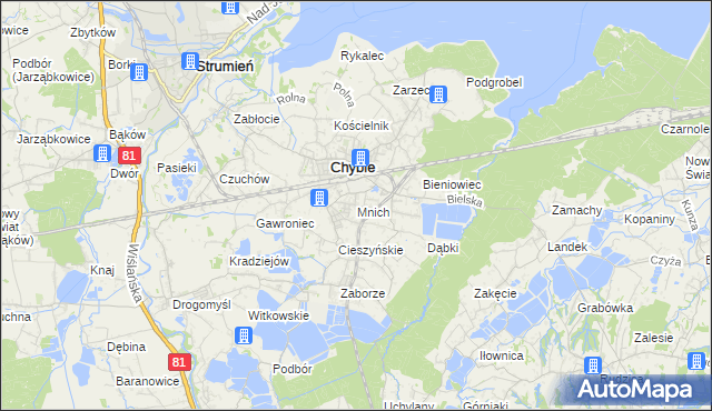 mapa Mnich, Mnich na mapie Targeo