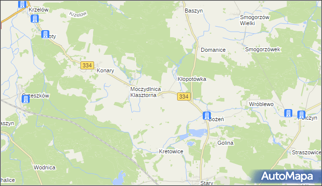 mapa Moczydlnica Dworska, Moczydlnica Dworska na mapie Targeo