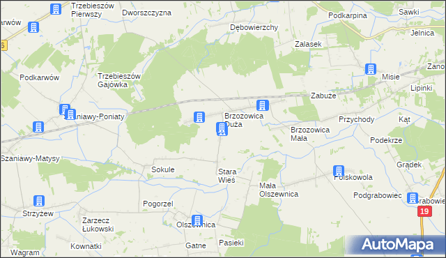 mapa Mościska gmina Kąkolewnica, Mościska gmina Kąkolewnica na mapie Targeo