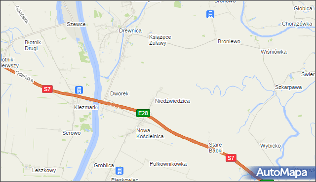 mapa Niedźwiedziówka, Niedźwiedziówka na mapie Targeo