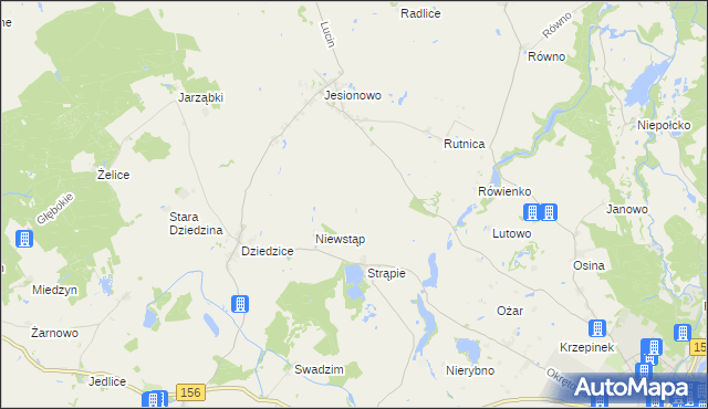 mapa Nowa Dziedzina, Nowa Dziedzina na mapie Targeo