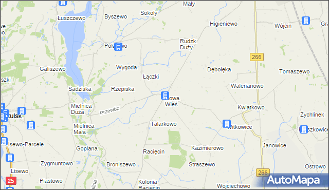 mapa Nowa Wieś gmina Piotrków Kujawski, Nowa Wieś gmina Piotrków Kujawski na mapie Targeo