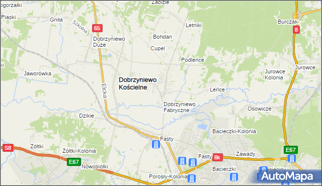 mapa Nowe Aleksandrowo, Nowe Aleksandrowo na mapie Targeo