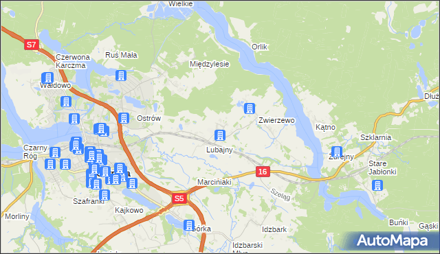 mapa Nowe Siedlisko, Nowe Siedlisko na mapie Targeo