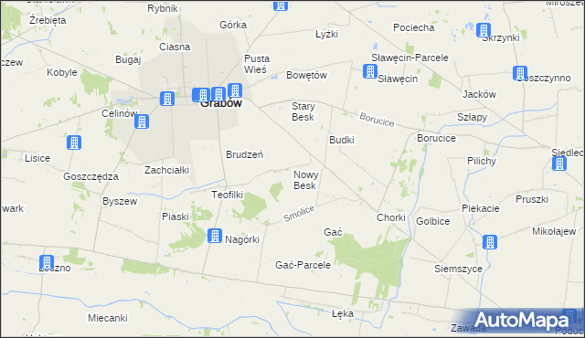 mapa Nowy Besk, Nowy Besk na mapie Targeo