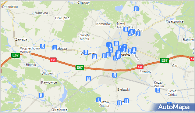 mapa Nowy Dwór gmina Syców, Nowy Dwór gmina Syców na mapie Targeo