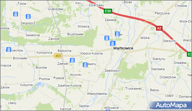 mapa Nowy Gostków, Nowy Gostków na mapie Targeo