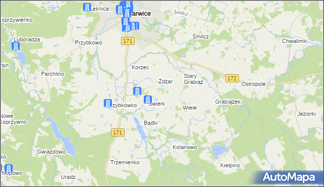 mapa Nowy Grabiąż, Nowy Grabiąż na mapie Targeo