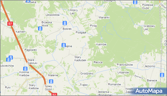 mapa Nowy Kadłubek, Nowy Kadłubek na mapie Targeo