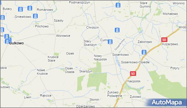 mapa Nowy Nacpolsk, Nowy Nacpolsk na mapie Targeo