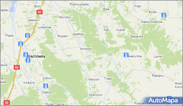 mapa Nowy Świętochów, Nowy Świętochów na mapie Targeo