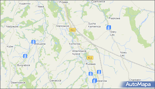 mapa Nowy Świętów, Nowy Świętów na mapie Targeo