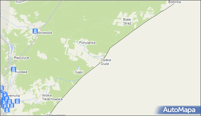 mapa Opaka Duża, Opaka Duża na mapie Targeo