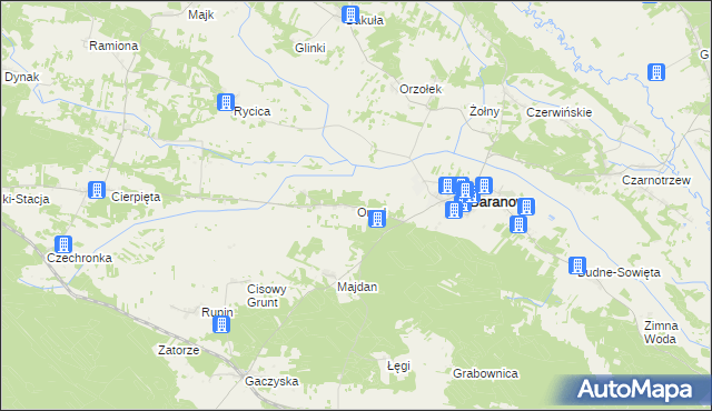 mapa Orzoł, Orzoł na mapie Targeo