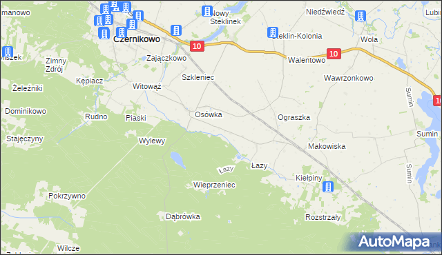 mapa Osówka-Kolonia, Osówka-Kolonia na mapie Targeo