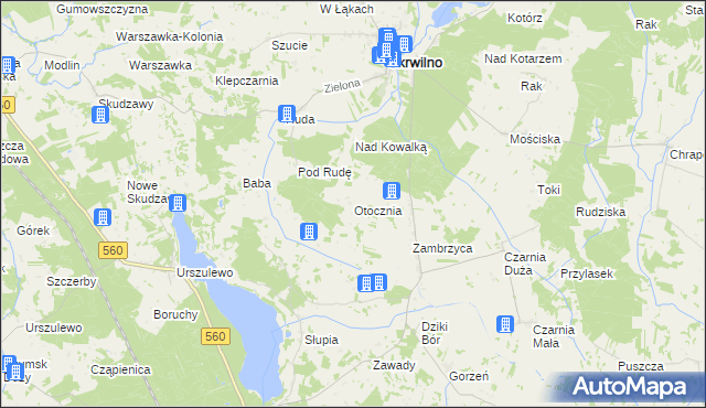 mapa Otocznia, Otocznia na mapie Targeo