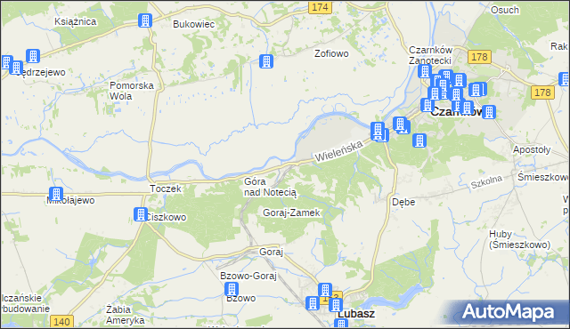 mapa Pianówka, Pianówka na mapie Targeo