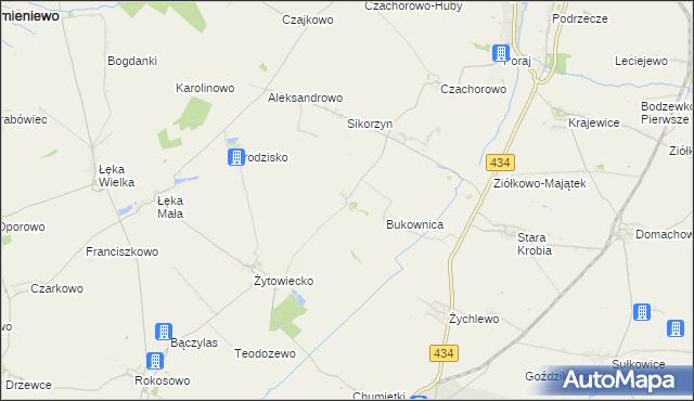 mapa Pijanowice, Pijanowice na mapie Targeo