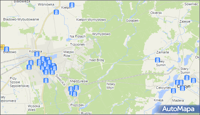 mapa Plaskosz, Plaskosz na mapie Targeo
