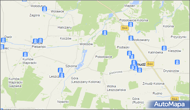 mapa Pobołowice, Pobołowice na mapie Targeo