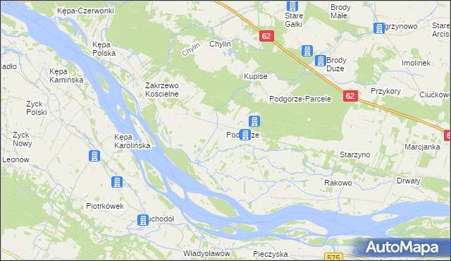 mapa Podgórze gmina Mała Wieś, Podgórze gmina Mała Wieś na mapie Targeo