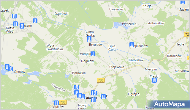 mapa Podlesko, Podlesko na mapie Targeo