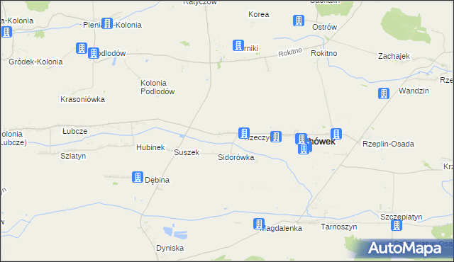 mapa Podlodów gmina Ulhówek, Podlodów gmina Ulhówek na mapie Targeo