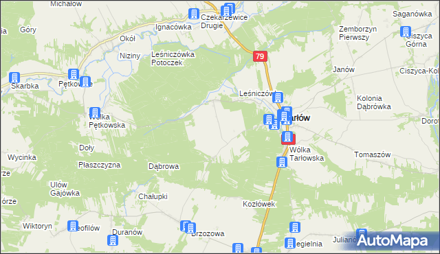 mapa Potoczek-Kolonia, Potoczek-Kolonia na mapie Targeo