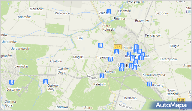 mapa Przanowice, Przanowice na mapie Targeo
